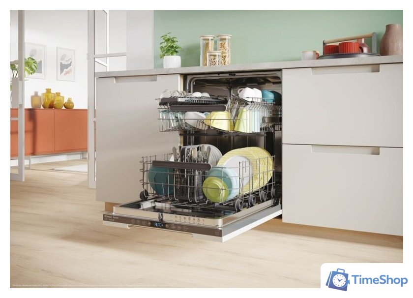 Встраиваемая посудомоечная машина Candy RapidO CS 5C4F0A1 - Изображение №19 — Интернет-магазин Time-Shop