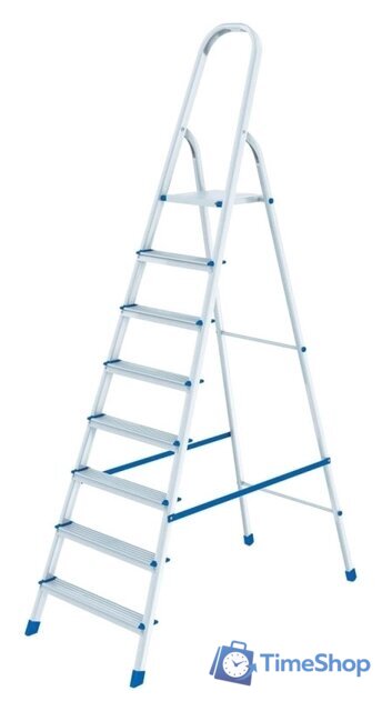 Лестница-стремянка СибрТех 97718 8 ступеней - Изображение №1 — Интернет-магазин Time-Shop