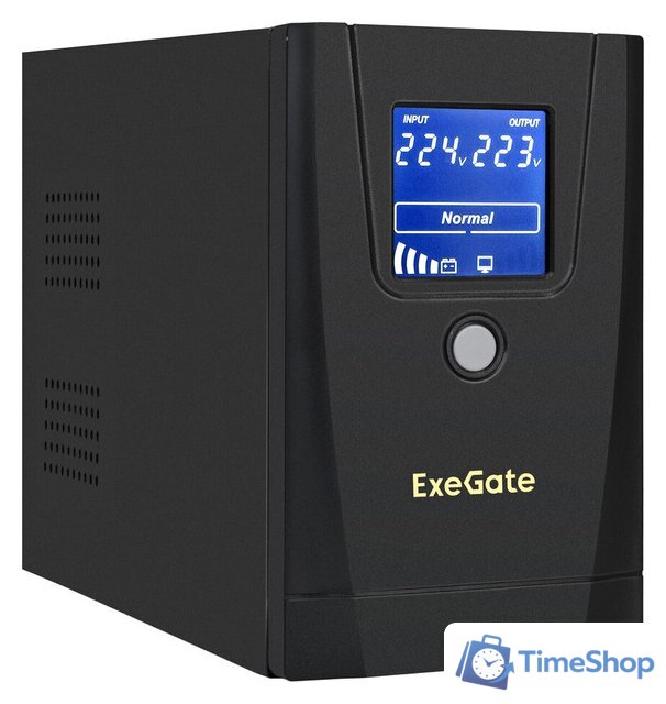 Источник бесперебойного питания ExeGate SpecialPro Smart LLB-1000.LCD.AVR.1SH.2C13.RJ.USB EX292788RUS - Изображение №1 — Интернет-магазин Time-Shop