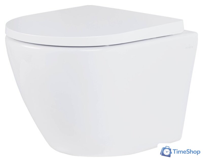 Унитаз подвесной Roxen Antares в комплекте с инсталляцией StounFix Dual Fresh 6 в 1 501501 (кнопка: белый глянец) - Изображение №4 — Интернет-магазин Time-Shop