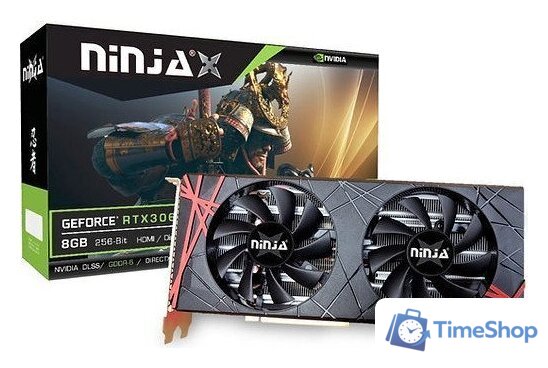 Видеокарта Sinotex Ninja GeForce RTX 3060 Ti 8GB GDDR6 V.2 NF306TI86F - Изображение №4 — Интернет-магазин Time-Shop