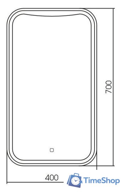  Silver Mirrors Зеркало Турин 40x70 LED-00002501 - Изображение №15 — Интернет-магазин Time-Shop
