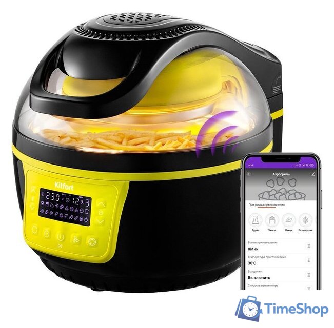 Аэрогриль (аэрофритюрница) Kitfort KT-2243 - Изображение №1 — Интернет-магазин Time-Shop