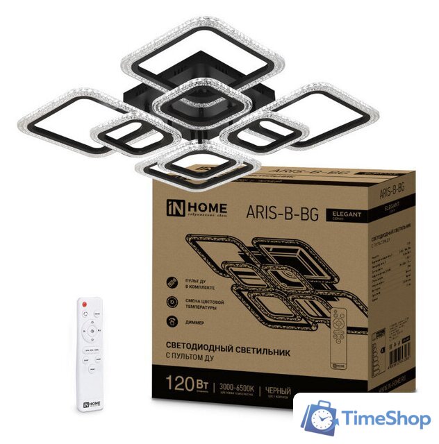 Припотолочная люстра In Home Elegant ARIS-B-BG 4690612043265 - Изображение №2 — Интернет-магазин Time-Shop