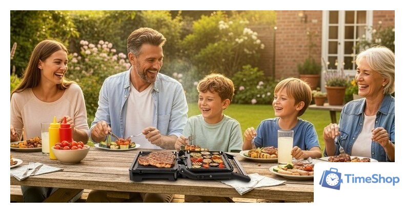 Электрогриль Eldom GK110 - Изображение №4 — Интернет-магазин Time-Shop