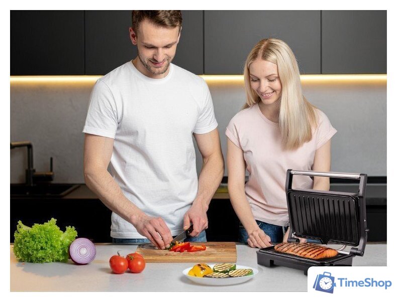 Электрогриль Eldom GK110 - Изображение №3 — Интернет-магазин Time-Shop