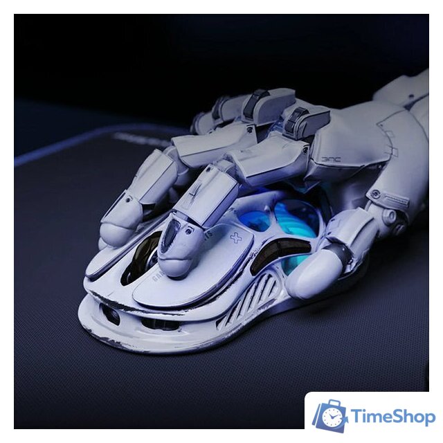 Игровая мышь Gravastar Mercury M1 Pro Battle Worn Edition Silver Mist - Изображение №6 — Интернет-магазин Time-Shop