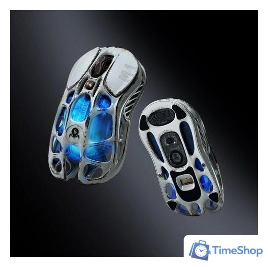 Игровая мышь Gravastar Mercury M1 Pro Battle Worn Edition Silver Mist - Изображение №4 — Интернет-магазин Time-Shop