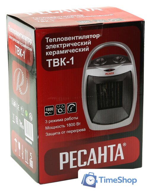 Тепловентилятор Ресанта ТВК-1 - Изображение №6 — Интернет-магазин Time-Shop