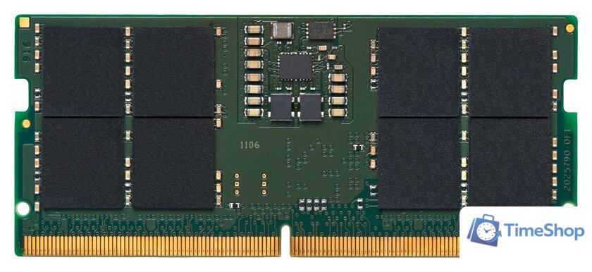 Оперативная память Kingston 16ГБ DDR5 SODIMM 4800 МГц KVR48S40BS8-16 - Изображение №1 — Интернет-магазин Time-Shop