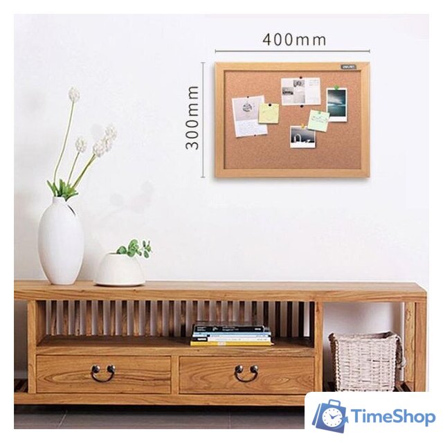 Офисная пробковая доска Deli 8761 - Изображение №4 — Интернет-магазин Time-Shop