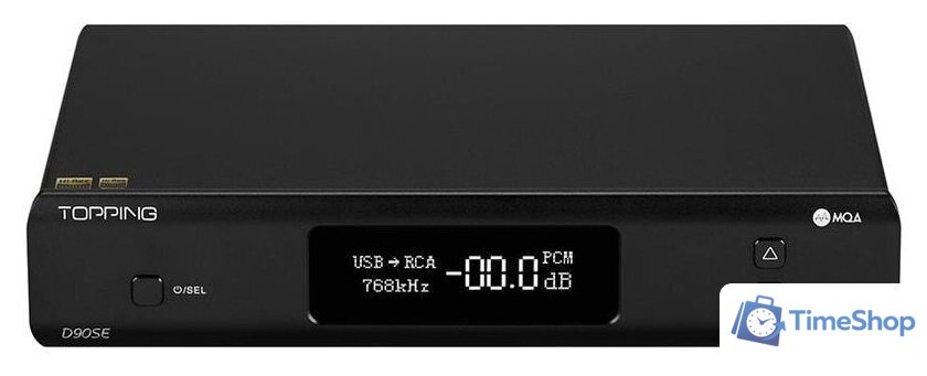 Цифро-аналоговый преобразователь Topping D90SE MQA (черный) - Изображение №1 — Интернет-магазин Time-Shop