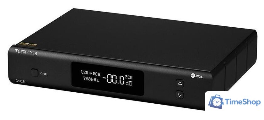 Цифро-аналоговый преобразователь Topping D90SE MQA (черный) - Изображение №2 — Интернет-магазин Time-Shop
