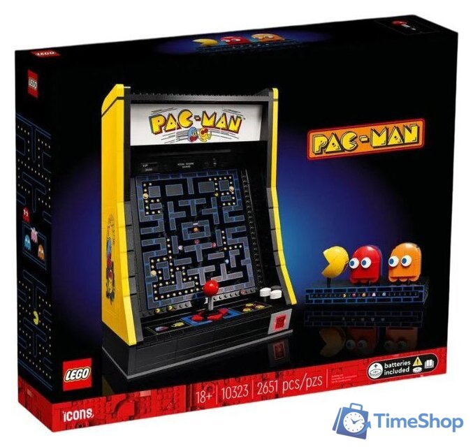 Конструктор LEGO Icons 10323 Игровая аркада PAC-MAN - Изображение №1 — Интернет-магазин Time-Shop