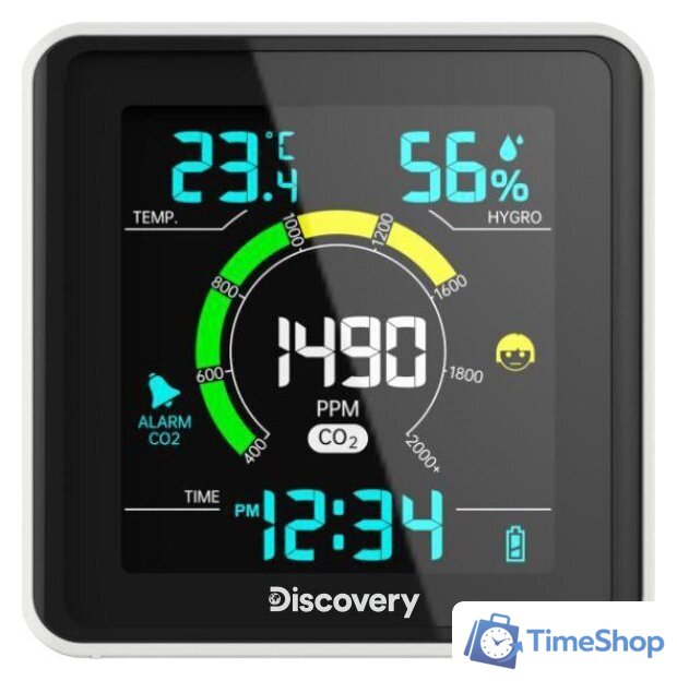 Монитор качества воздуха Levenhuk Discovery Report WA40 78877 - Изображение №1 — Интернет-магазин Time-Shop