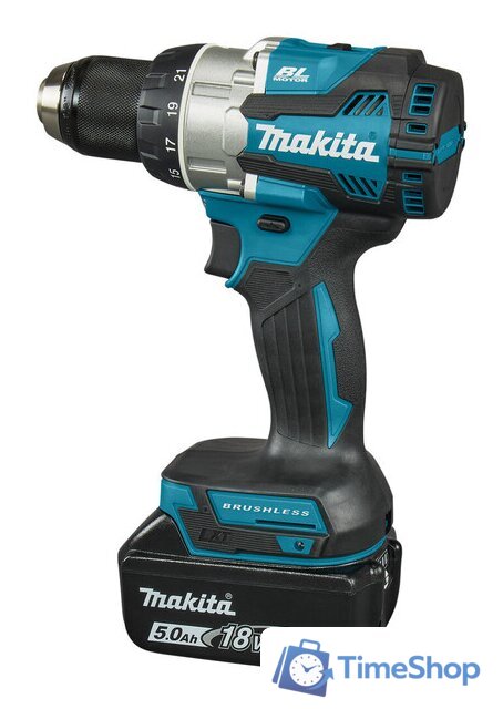 Дрель-шуруповерт Makita DDF489RTJ (с 2-мя АКБ, кейс) - Изображение №4 — Интернет-магазин Time-Shop