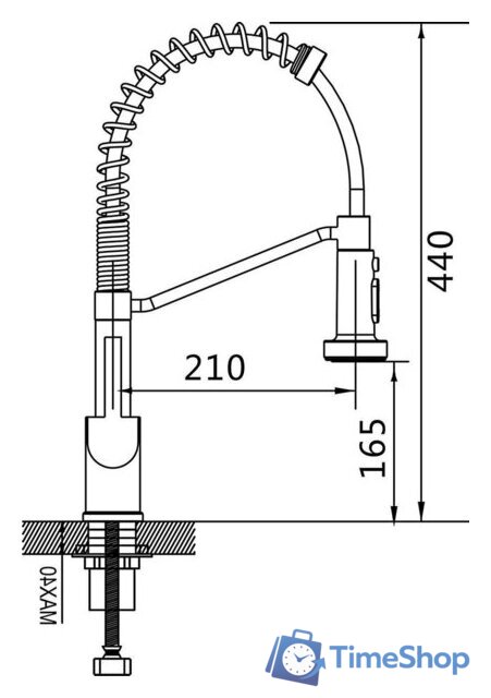 Смеситель Shevanik S963 - Изображение №2 — Интернет-магазин Time-Shop