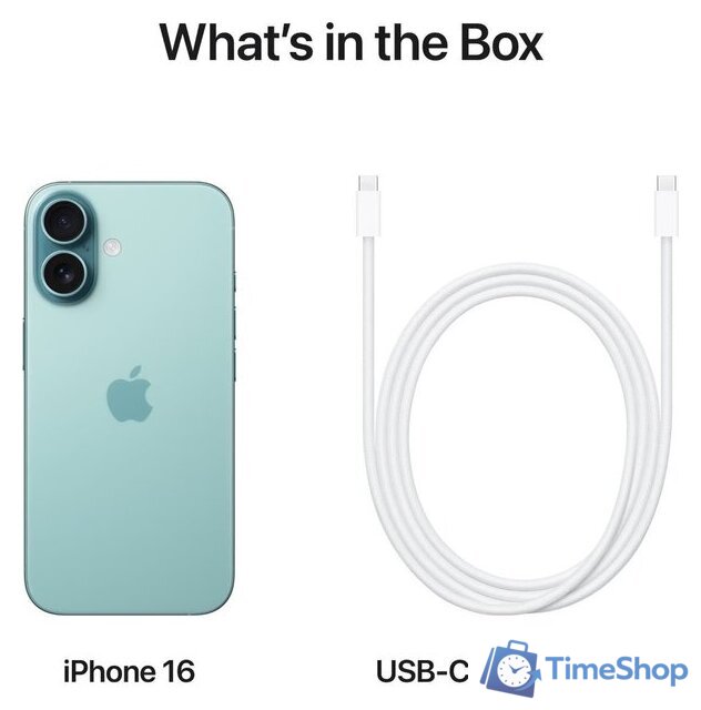 Телефон Apple iPhone 16 256GB (бирюзовый) - Изображение №7 — Интернет-магазин Time-Shop