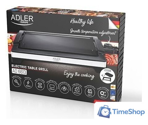 Электрогриль Adler AD 6613 - Изображение №8 — Интернет-магазин Time-Shop