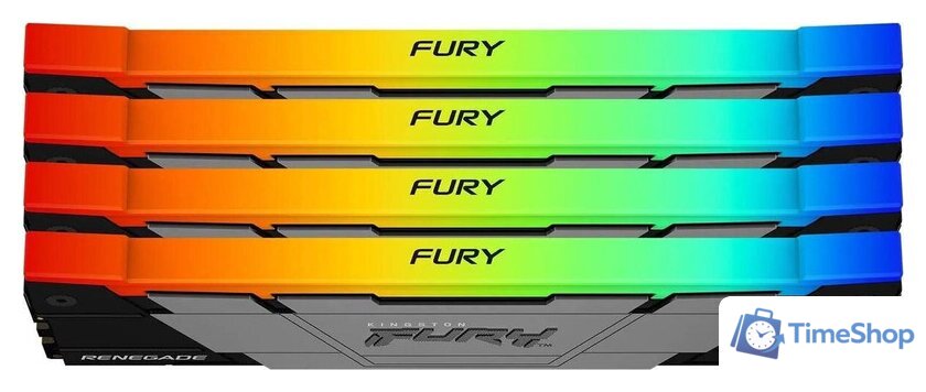 Оперативная память Kingston FURY Renegade RGB 4x32ГБ DDR4 3200 МГц KF432C16RB2AK4/128 - Изображение №2 — Интернет-магазин Time-Shop