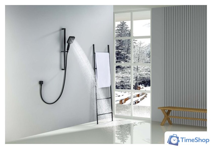 Душевой гарнитур  Aquatek Либра AQ2019MB (черный матовый) - Изображение №8 — Интернет-магазин Time-Shop