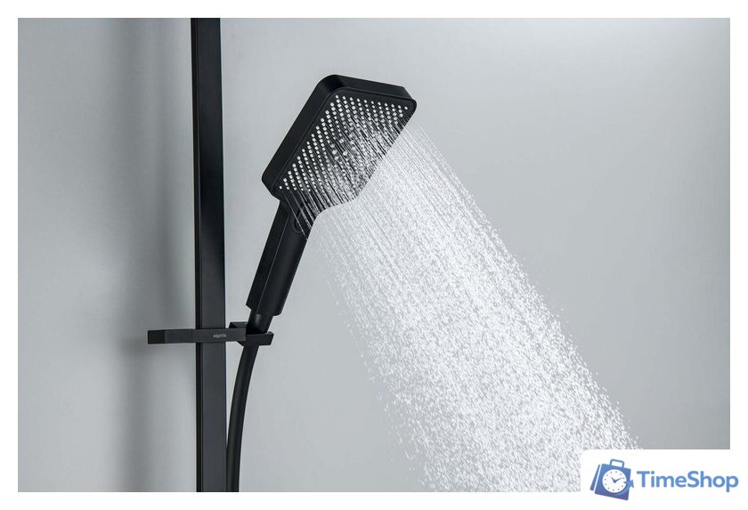 Душевой гарнитур  Aquatek Либра AQ2019MB (черный матовый) - Изображение №6 — Интернет-магазин Time-Shop