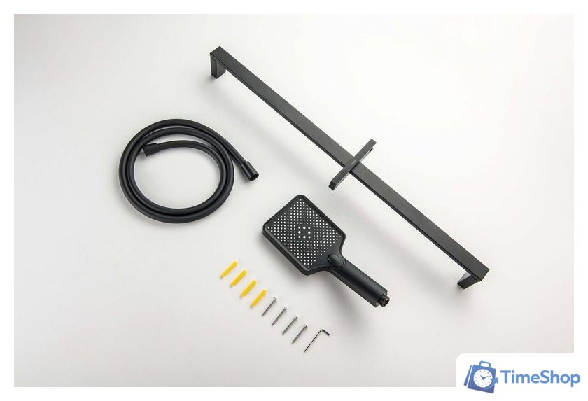 Душевой гарнитур  Aquatek Либра AQ2019MB (черный матовый) - Изображение №3 — Интернет-магазин Time-Shop