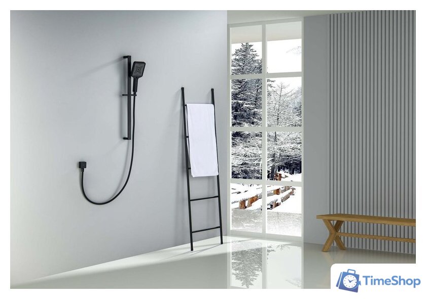 Душевой гарнитур  Aquatek Либра AQ2019MB (черный матовый) - Изображение №9 — Интернет-магазин Time-Shop