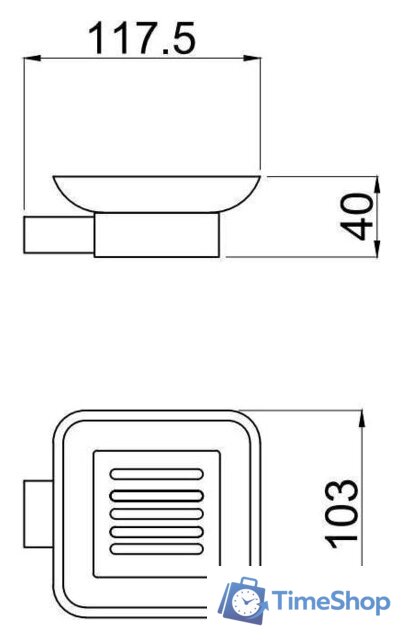 Мыльница Allen Brau Infinity 6.21004-31 - Изображение №2 — Интернет-магазин Time-Shop