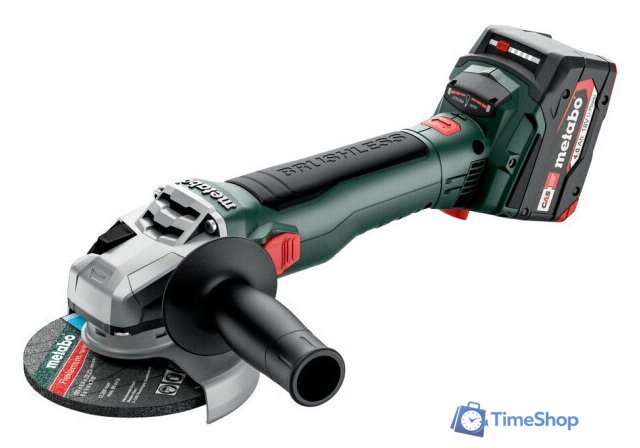 Угловая шлифмашина Metabo W 18 LT BL 11-125 613052510 (с 2-мя АКБ, кейс) - Изображение №1 — Интернет-магазин Time-Shop