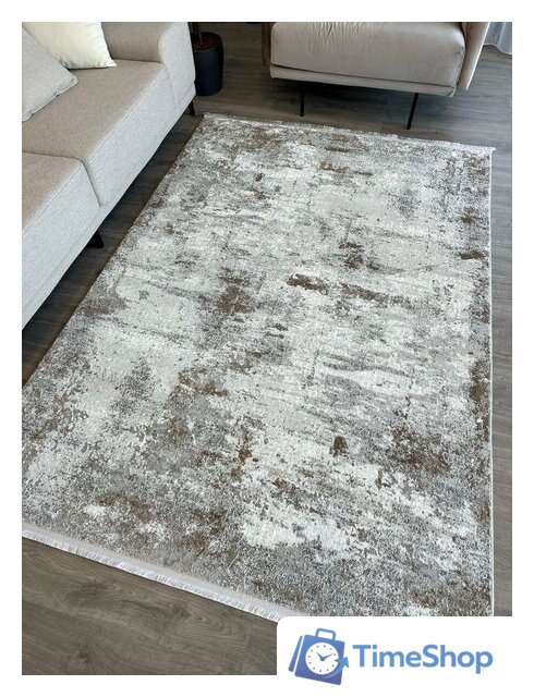 Ковер для жилой комнаты Radjab Carpet София MR 245 Прямоугольник 11691RK (2x2.9, Cream/Gold) - Изображение №5 — Интернет-магазин Time-Shop