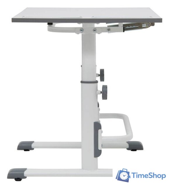 Парта Polini Kids Simple М1 (белый/серый) - Изображение №1 — Интернет-магазин Time-Shop