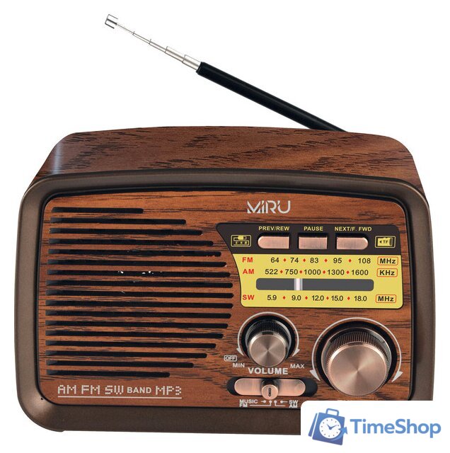 Радиоприемник Miru SR-1027 - Изображение №1 — Интернет-магазин Time-Shop