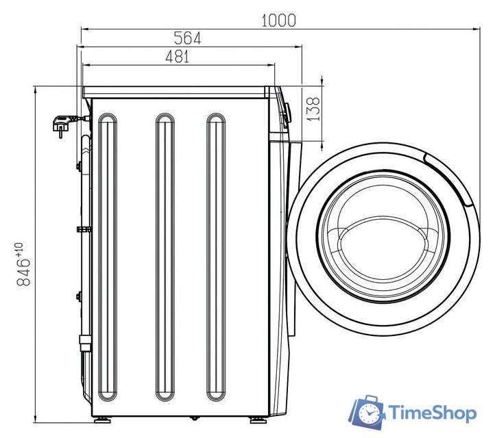 Стиральная машина ATLANT СМА 80С1214-01 - Изображение №11 — Интернет-магазин Time-Shop
