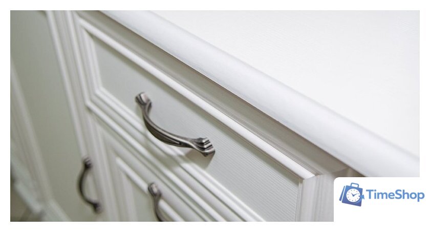 Тумба Неман мебель Юнона МН-132-15 (белый текстурный) - Изображение №4 — Интернет-магазин Time-Shop