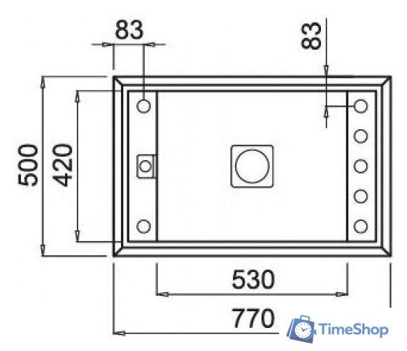 Кухонная мойка Elleci Value 130 K97 Light Grey - Изображение №2 — Интернет-магазин Time-Shop