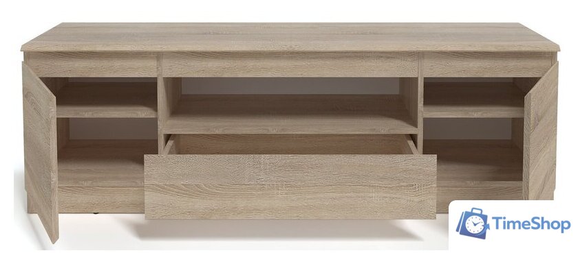 Тумба Евва Турин ТР-2D1V1S/S (дуб сонома) - Изображение №4 — Интернет-магазин Time-Shop