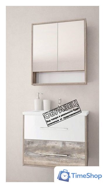  Style Line Тумба под умывальник Экзотик 70 2 ящика (подвесная) - Изображение №4 — Интернет-магазин Time-Shop