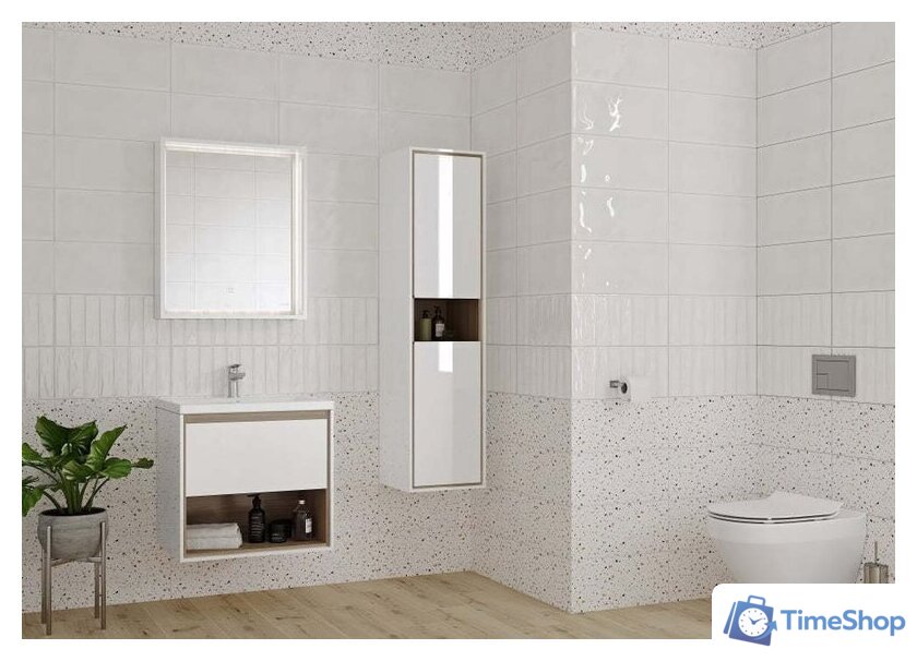  Cersanit Тумба под умывальник Louna 60 SP-SZ-LOU-CO60/Wh - Изображение №4 — Интернет-магазин Time-Shop