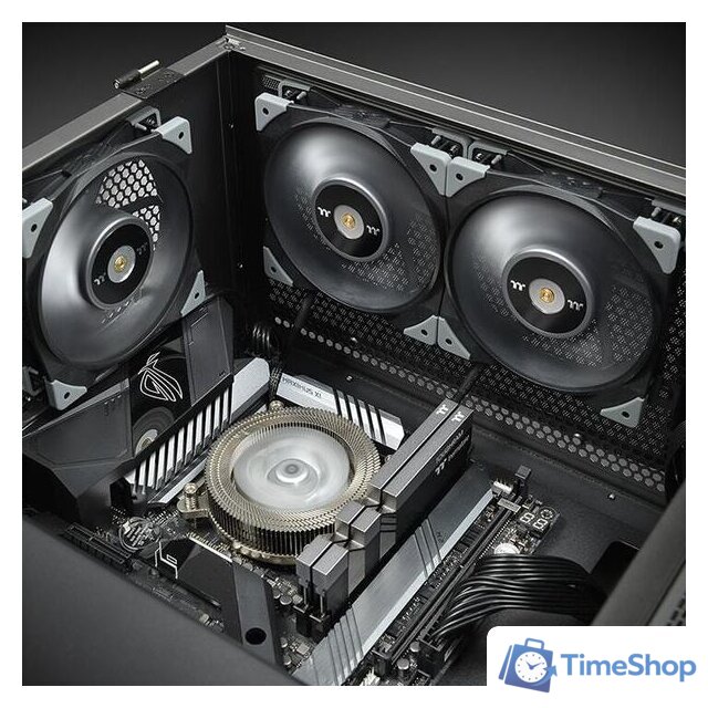 Вентилятор для корпуса Thermaltake ToughFan 12 Turbo CL-F121-PL12GM-A - Изображение №5 — Интернет-магазин Time-Shop