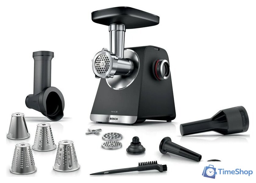 Мясорубка Bosch Serie 6 MFWS640B - Изображение №1 — Интернет-магазин Time-Shop