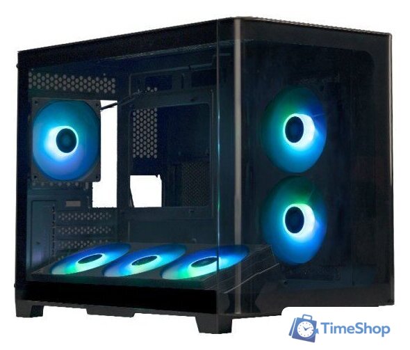 Корпус XASTRA QR500M 6ARGB-FC-C6-UC (черный) - Изображение №1 — Интернет-магазин Time-Shop