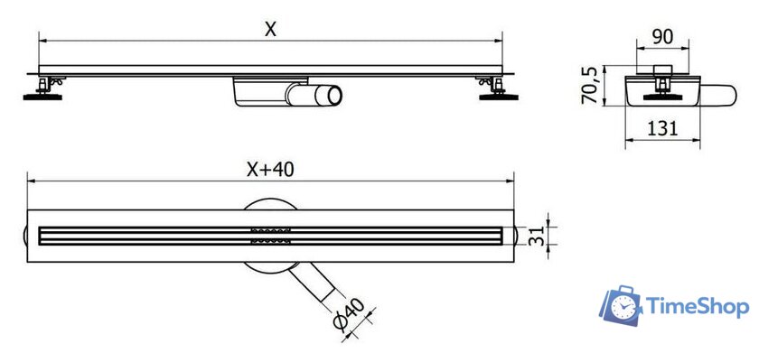 Трап/канал Mexen MEX-1741100 - Изображение №6 — Интернет-магазин Time-Shop