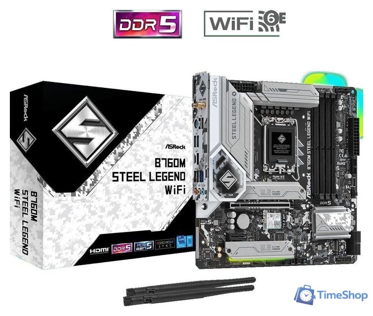 Материнская плата ASRock B760M Steel Legend WiFi - Изображение №6 — Интернет-магазин Time-Shop