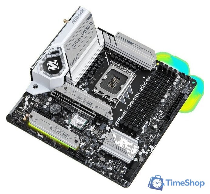 Материнская плата ASRock B760M Steel Legend WiFi - Изображение №3 — Интернет-магазин Time-Shop