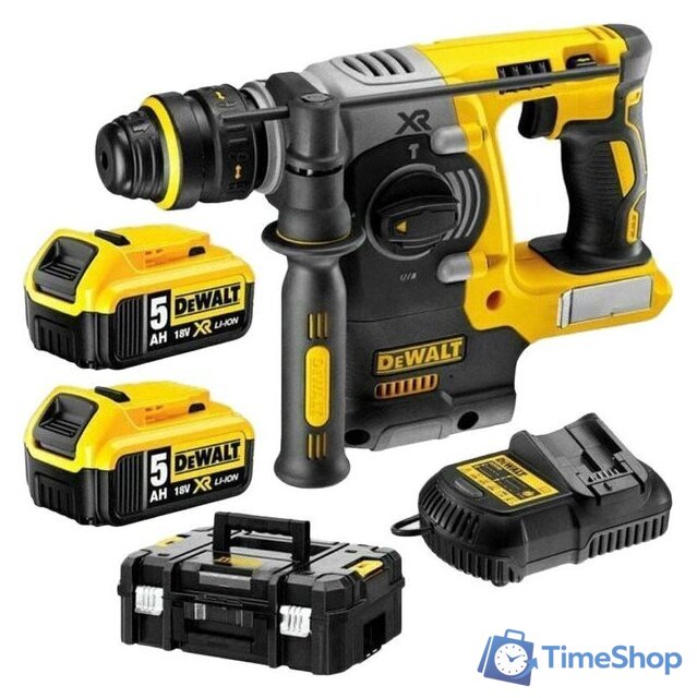 Перфоратор DeWalt DCH273P2T (с 2-мя АКБ 5 Ач, кейс) - Изображение №1 — Интернет-магазин Time-Shop