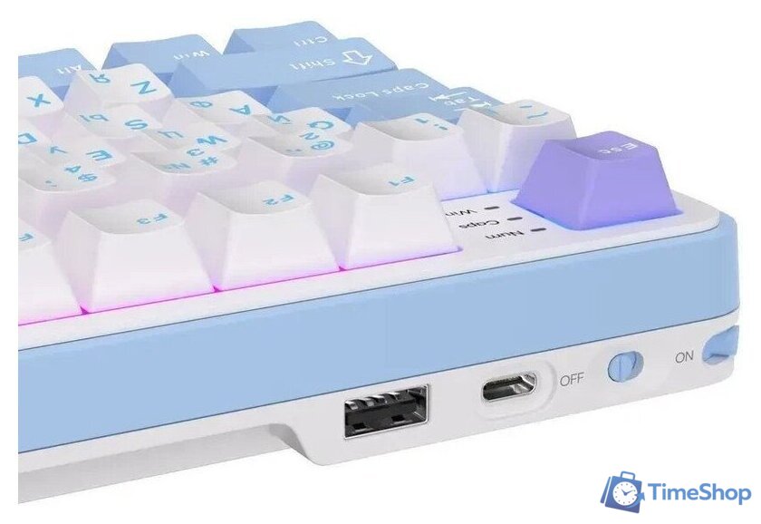 Клавиатура Royal Kludge RK-S98 RGB Taro Milk (RK Cream) - Изображение №9 — Интернет-магазин Time-Shop