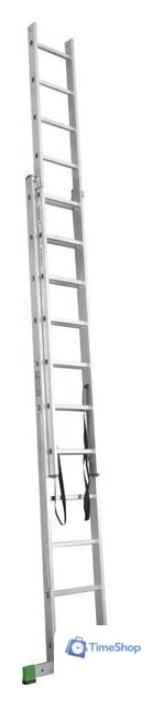 Лестница-стремянка Новая высота NV 222 алюминиевая двухсекционная 2x11 ступеней - Изображение №4 — Интернет-магазин Time-Shop
