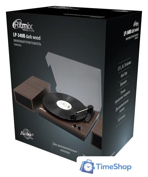 Виниловый проигрыватель Ritmix LP-340B - Изображение №4 — Интернет-магазин Time-Shop