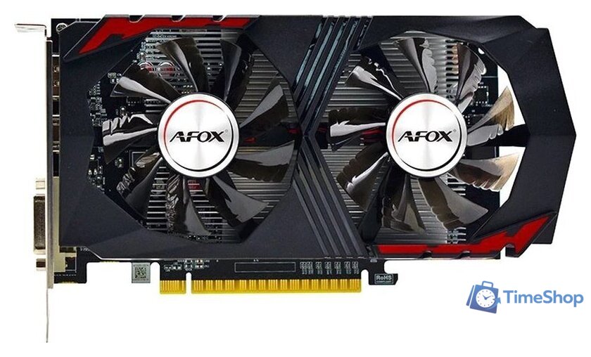 Видеокарта AFOX GeForce GTX 1050 Ti 4GB GDDR5 AF1050TI-4096D5H2-V6 - Изображение №1 — Интернет-магазин Time-Shop